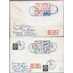 Germania Reich - 1930 - BF Olimpiadi di Berlino su raccomandate, n° 4/5