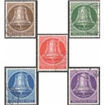 Germania Berlino - 1953 - Campane batacchio al centro, serie n° 87/91. Cat. € 70 (U)