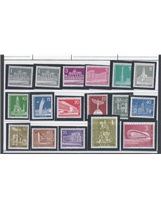 Germania Berlino - 1956/63 - Monumenti, serie n° 125/35A. Cat. € 65 (**)