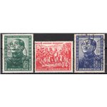 Germania Orientale - 1951 - Amicizia con la Cina, serie n° 286/88. Cat. € 150 (U)