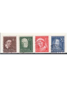 Germania Occidentale - 1951 - Beneficenza, serie n° 29/32. Cat. € 140 (U)