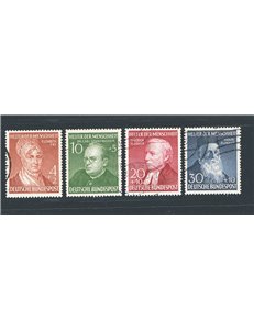 Germania Occidentale - 1952 - Beneficenza, serie n° 42/45. Cat. € 140 (U)