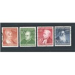 Germania Occidentale - 1952 - Beneficenza, serie n° 42/45. Cat. € 140 (U)
