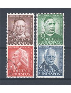 Germania Occidentale - 1953 - Beneficenza, serie n° 59/62 Cat. € 110 (U)