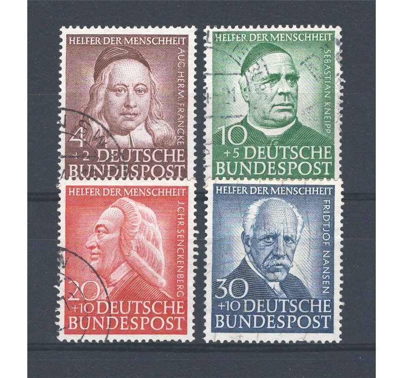 Germania Occidentale - 1953 - Beneficenza, serie n° 59/62 Cat. € 110 (U)