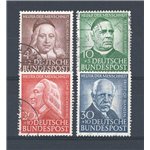 Germania Occidentale - 1953 - Beneficenza, serie n° 59/62 Cat. € 110 (U)