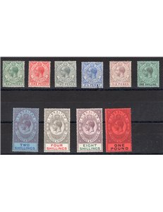 Germania Occidentale - 1954 - Presidente Heuss, serie n° 62A/72B. Cert.: Biondi. Cat. € 350 (**)