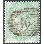 Gran Bretagna - 1855/57 - Vittoria 1 sh. verde, n° 20. Firm.: AD - Chia. Cert.: IC. Cat. € 290 (U)