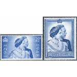 Gran Bretagna - 1948 - Nozze di Giorgio VI, serie n° 237/38. Cat. € 70 (**)