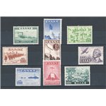 Grecia - 1947/48 - Vittoria, serie n° 545/55A. Cat. € 102 (**)