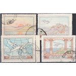 Grecia - 1926 - P.A. Prima Linea Aerea Italia - Grecia - Turchia, serie n° 1/4. Cat. € 35 (U)