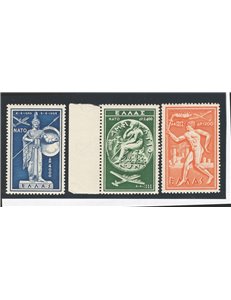 Grecia - 1954 - P.A. Nato, serie n° 66/68. Cat. € 120 (**)