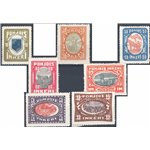 Ingria - 1920 - Soggetti diversi, serie n° 8/14. Cat. € 119 (**)