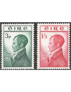 Irlanda - 1953 - 150° Anniv. della Morte di Emmet, serie n° 120/21. Cat. € 70 (**)