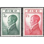 Irlanda - 1953 - 150° Anniv. della Morte di Emmet, serie n° 120/21. Cat. € 70 (**)