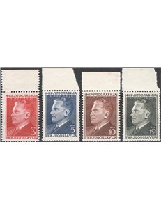 Jugoslavia - 1950 - Festa del 1° Maggio, serie n° 544/47. Cat. € 42 (**)