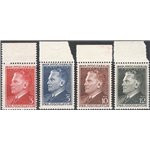 Jugoslavia - 1950 - Festa del 1° Maggio, serie n° 544/47. Cat. € 42 (**)