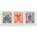 Jugoslavia - 1951 - Illustri, serie n° 582/84. Cat. € 40 (**)