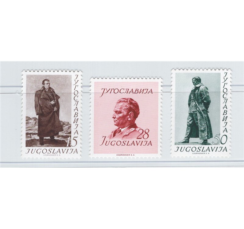 Jugoslavia - 1952 - 60° Compleanno di Tito, n° 607/09. Cat. € 57. Cat. € 57 (**)