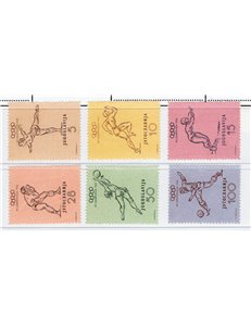 Jugoslavia - 1952 - Olimpiadi di Helsinki, serie n° 611/16. Cat. € 85 (**)