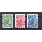Liechtenstein - 1912 - Principe Giovanni II, n ° 1/3. Cert.: IC. Cat. € 850 (**)