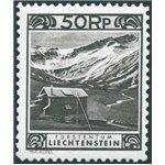 Liechtenstein - 1930 - Soprast. 50 rp. dent. 11½x10½, n° 102c. Cert.: Raybaudi. Cat. € 280 (**)