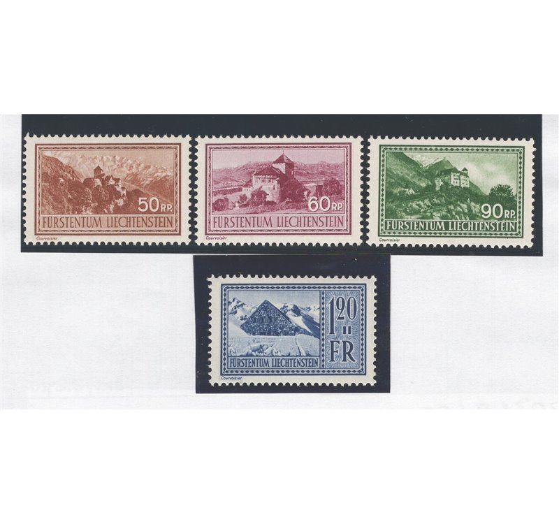 Liechtenstein - 1934 - Vedute, serie n° 118/21. Cat. € 130 (U)