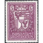 Liechtenstein - 1935 - Esposizione Filatelica di Vaduz 5 fr. lilla dent. 12½, n° 128. Cert.: IC. Cert.: Bolaffi. Cat. € 750 (**)