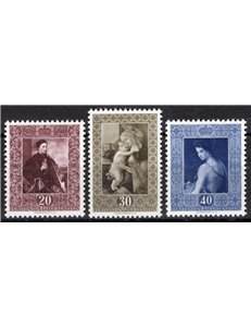 Liechtenstein - 1952 - Quadri celebri terza serie, n° 268/70. Cat. € 140 (**)