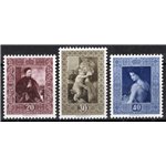 Liechtenstein - 1952 - Quadri celebri terza serie, n° 268/70. Cat. € 140 (**)