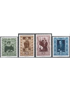 Liechtenstein - 1953 - Quadri celebri quarta serie, serie n° 273/76. Cat. € 130 (**)