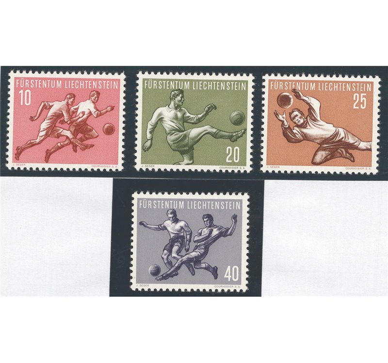 Liechtenstein - 1954 - Sport prima serie, n° 284/87. Cat. € 60 (**)