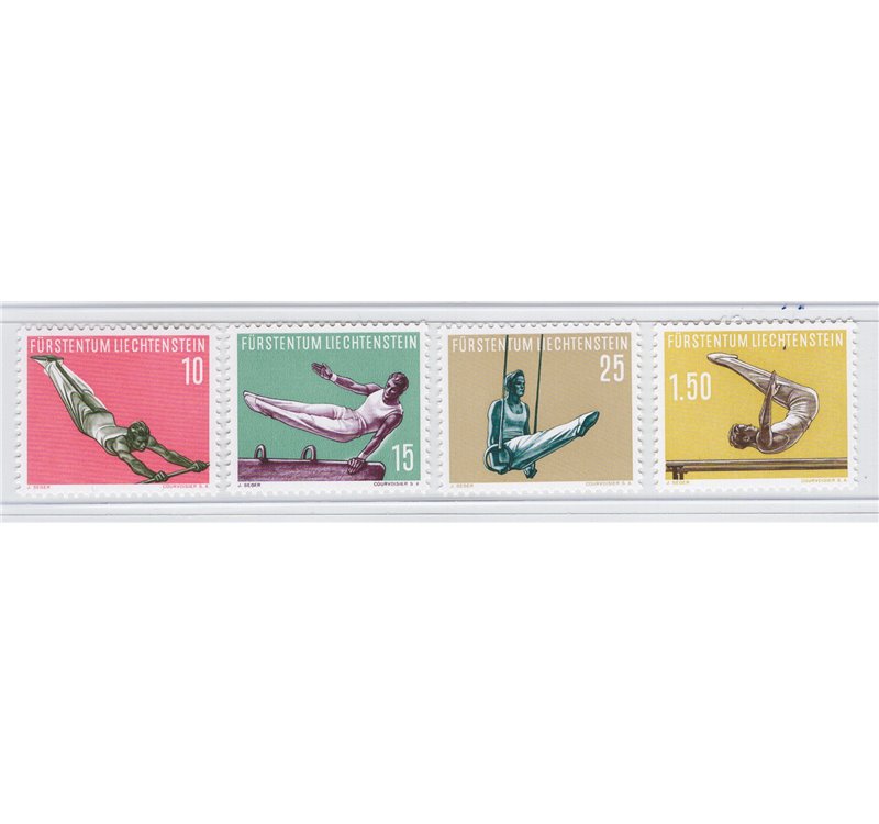 Liechtenstein - 1957 - Sport quarta serie, n° 315/18. Cat. € 60 (**)