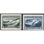 Liechtenstein - 1931 - P.A. Zeppelin, serie n° 7/8. Cert.: IC. Cat. € 580 (**) 