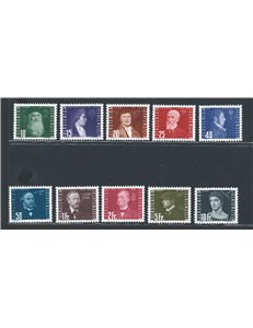 Liechtenstein - 1948 - P.A. Precursori e pionieri dell'aviazione, serie n° 24/33. Cat. € 95 (**)