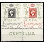 Lussemburgo - 1952 - Centenario del Francobollo Lussemburghese il dittico, n° 454A. Cat. € 120 (**) 