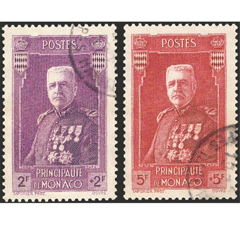 Monaco  - 1937 - Pro beneficenza, serie n° 135/39. Cat. € 150 (U)