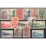 Monaco - 1940 - Pro Croce Rossa, serie n° 200/214. Cat. € 185 (*)