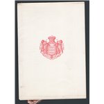 Monaco - 1947 - Folder ufficiale delle Poste Monegasche emesso in occasione del 12° Congresso U.P.U. tenutosi a Parigi. Il folde