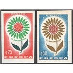 Monaco - 1964 - Europa non dent., serie n° 652/53. Cat. € 70 (**)