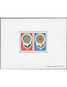 Monaco - 1964 - BFS Europa Cept, blocco speciale, n° 6. Cert.: Bolaffi - ED. Cat. € 1.850 (**)