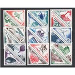 Monaco - 1953 - Segnatasse trasporti, serie n° 39A/55. Cat. € 125 (**)