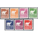 Norvegia - 1925 - Spedizione di Amudsen, serie n° 101/07. Cat. € 72 (*)