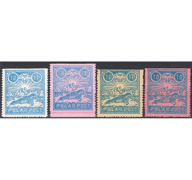 Norvegia - 1924 - Posta polare servizio postale speciale effettuato da compagnie svedesi al Circolo Polare Artico, non dent. su 