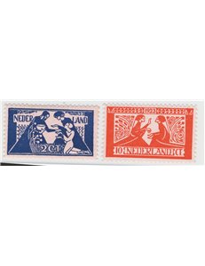 Olanda - 1923 - Opere Culturali, serie n° 131/32. Cat. € 105 (**)