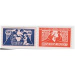 Olanda - 1923 - Opere Culturali, serie n° 131/32. Cat. € 105 (**)