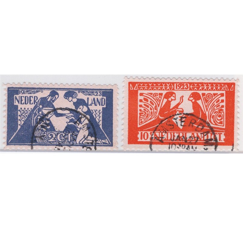 Olanda - 1923 - Opere Culturali, serie n° 131/32. Cat. € 45 (U)