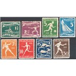 Olanda - 1928 - Olimpiadi di Amsterdam, serie n° 199/206. Cat. € 90 (*)