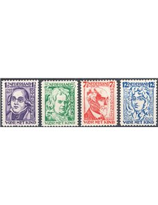 Olanda - 1928 - Pro infanzia, serie n° 215/18. Cat. € 50 (**)