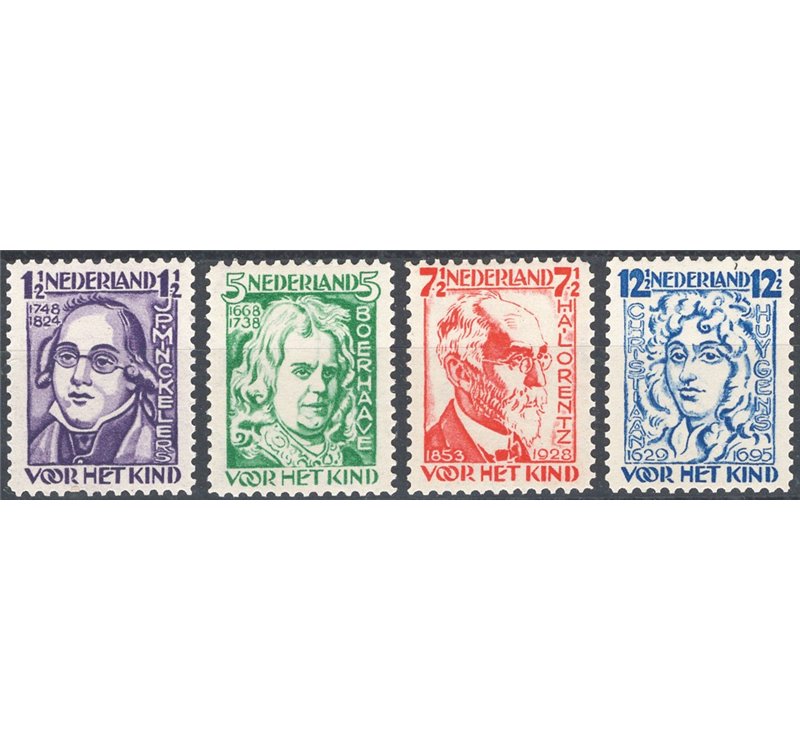 Olanda - 1928 - Pro infanzia, serie n° 215/18. Cat. € 50 (**)